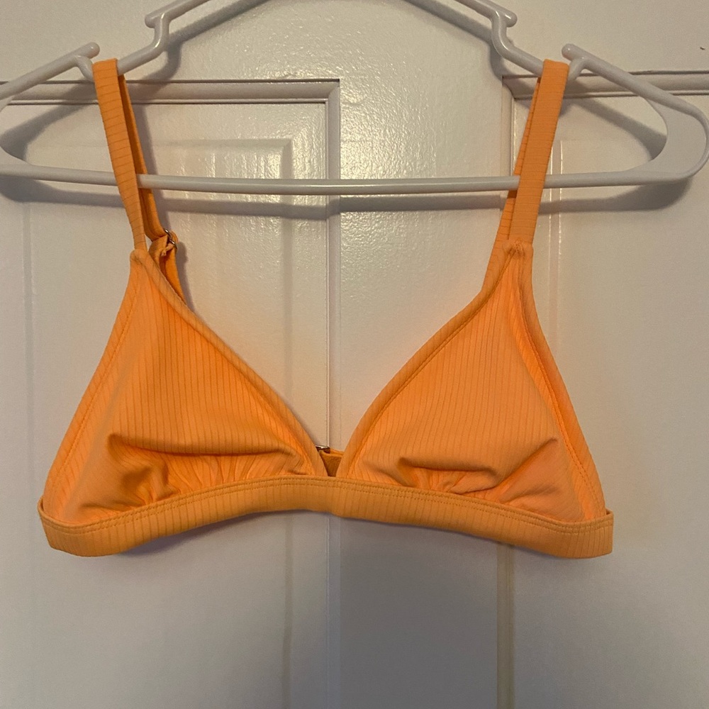 Neon Orange Bikini Top